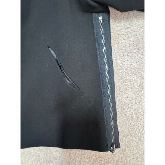 EUC Rachel Rachel Roy Women's Blazer Jacket Black Size 14 Collarless - Picture 4 of 8